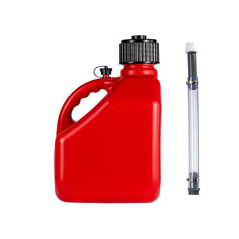 VP Racing Motorsport Container Series 4163-CA Utility Jug With Deluxe Hose, 3 gal Capacity, Plastic, Red