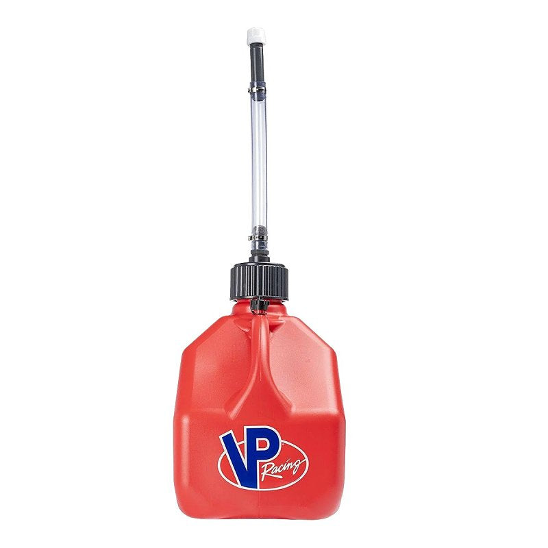 VP Racing Motorsport Container Series 4163-CA Utility Jug With Deluxe Hose, 3 gal Capacity, Plastic, Red