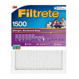 Filtrete 16 in. W X 24 in. H X 1 in. 1500 MPR Pleated Air Filter 1 pk, Pack of 4