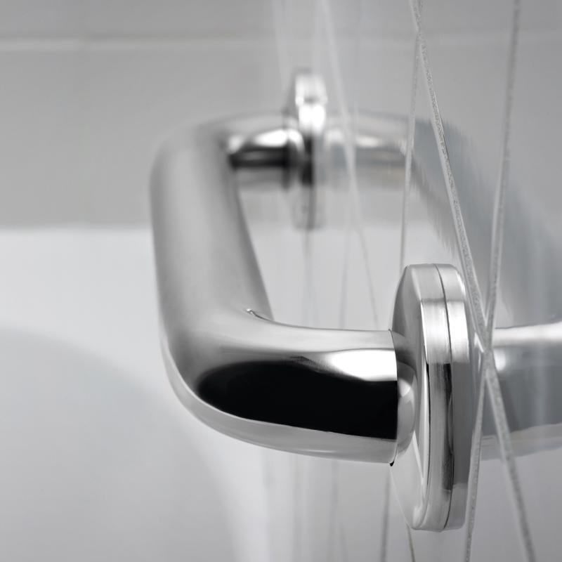 Delta 36 in. L ADA Compliant Peened Stainless Steel Grab Bar