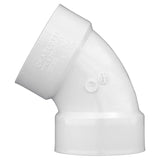 Charlotte Pipe Schedule 40 2 in. Hub X 2 in. D Hub PVC Elbow 1 pk