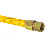 Eastman 1/2 in. FIP X 1/2 in. D MIP 24 in. Stainless Steel Gas Connector
