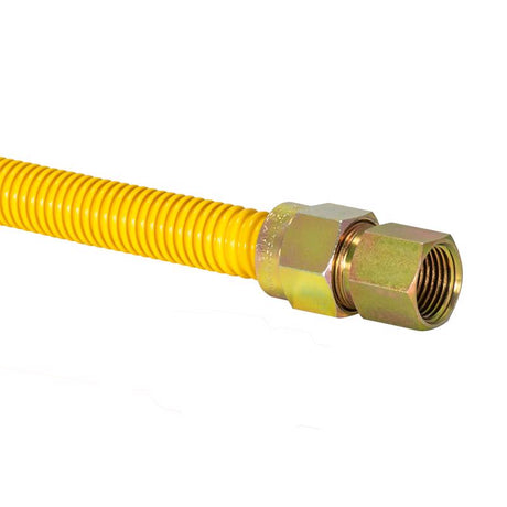 Eastman 1/2 in. FIP X 1/2 in. D MIP 48 in. Epoxy Resin Coated Gas Connector