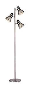 Boston Harbor TL-TREE-134 Tree Lamp, 120 V, 180 W, 3-Lamp, Incandescent Lamp, Metal, Satin Nickel Finish