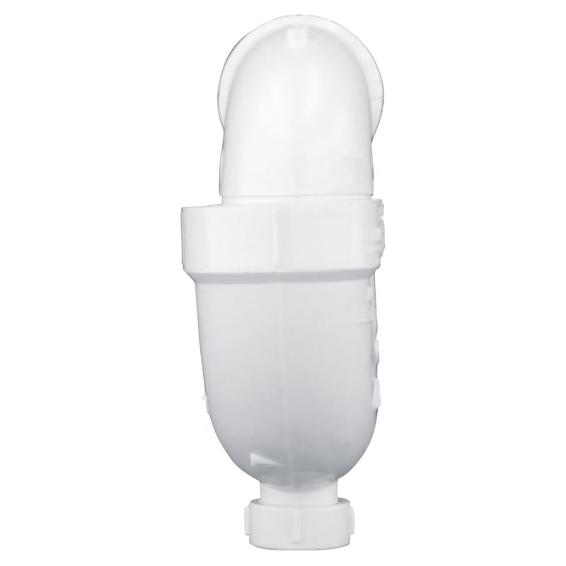Charlotte Pipe Schedule 40 1-1/2 in. Hub X 1-1/2 in. D Hub PVC P-Trap with Clean Out 1 pk, Pack of 5