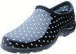 Sloggers 5113BP-10 Rain and Garden Shoes, 10, Polka Dot, Black/White, Plastic Resin Upper