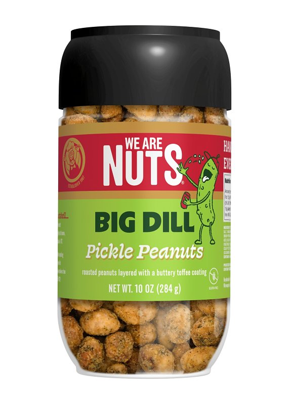 We Are Nuts 13021JX Pickled Peanuts, Big Dill, 10 oz, Pack of 12