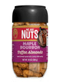 We Are Nuts 13005 Almond Snack, Maple Bourbon Toffee, 10 oz Jar, Pack of 12