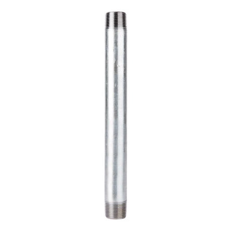 STZ Industries 2-1/2 in. MIP each X 2-1/2 in. D MIP Galvanized Steel 12 in. L Nipple