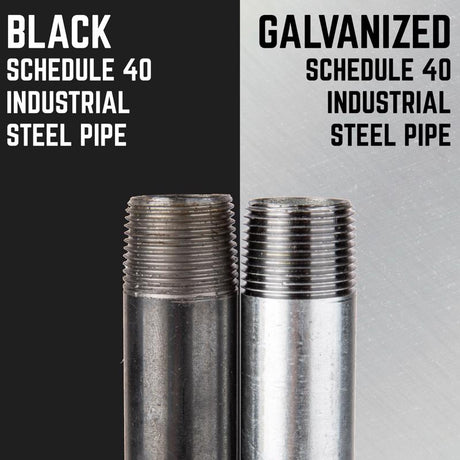 STZ Industries 2-1/2 in. MIP each X 2-1/2 in. D MIP Galvanized Steel 12 in. L Nipple