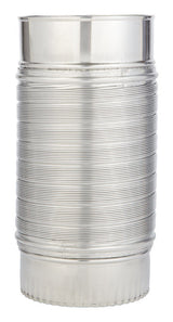 Ace 2 ft. L X 4 in. D Silver/White Aluminum Semi-Rigid Vent Duct, Pack of 6