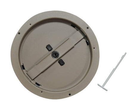 Tru Aire 8 in. H X 8 in. W Powder Coat Brown Steel Ceiling Damper