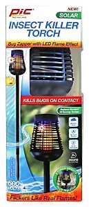 PIC DFST Insect Killer Torch, Solar Battery