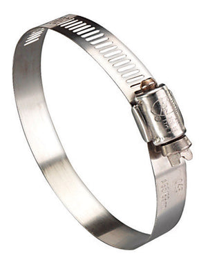 Ideal Tridon Hy Gear 1 in to 2 in. SAE 24 Silver Hose Clamp Stainless Steel Marine, Pack of 10