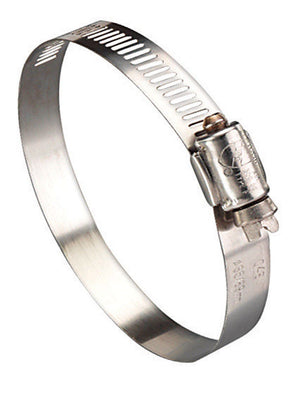 Ideal Tridon Hy Gear 1-1/4 in to 3-1/4 in. SAE 44 Silver Hose Clamp Stainless Steel Marine, Pack of 10