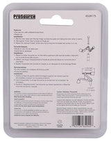 ProSource H20-B030C-PS Heavy-Duty Hinge Pin Door Stop, 2-3/4 in Projection, Die-Cast Zinc & Plastic, Polished Brass