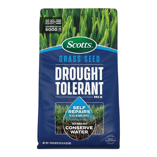 Scotts 18444 Grass Seed Drought Tolerant Mix, 10 lb Bag