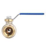 Homewerks 1/2 in. Brass FIP Ball Valve Full Port Quarter-Turn Lever For Water/Oil/Gas