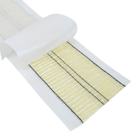 Roberts 50-605-12 Carpet Tape, 15 ft L, 3 in W, Carpet/Vinyl Backing, White