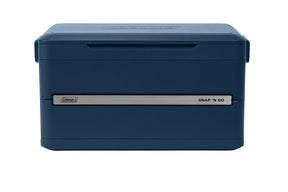 Coleman Snap 'N Go Series 2227725 Collapsible Hard Cooler, 55 qt Cooler, Polypropylene, Sapphire, 64 hr Ice Retention