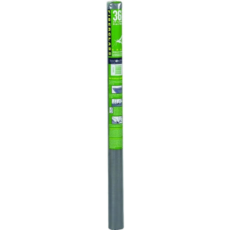 Adfors 30105 Insect Screen, 7 ft L, 36 in W, Fiberglass, Gray