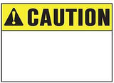 Hy-Ko 5620 Sign, CAUTION, Plastic, 10 in H x 14 in W Dimensions, Pack of 5