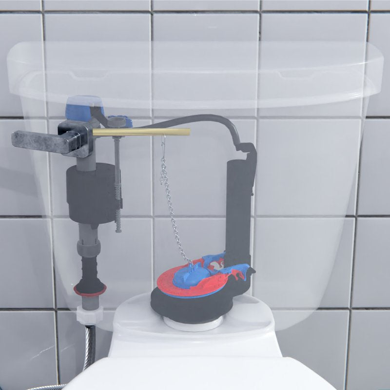 Fluidmaster 523A-013-T4 Universal Super Flapper, For: 2 in and 3 in Flush Valves