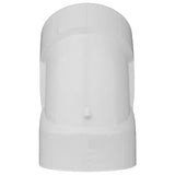 Charlotte Pipe Schedule 40 4 in. Hub X 4 in. D Hub PVC 45 Degree Elbow 1 pk