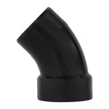 Charlotte Pipe 3 in. Hub X 3 in. D Hub ABS 45 Degree Elbow