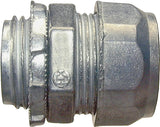 Halex 22212 EMT Connector, 3/4 in Compression, Zinc - 5/BAG
