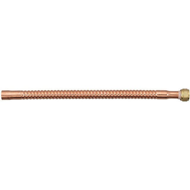 Homewerks 3/4 in. FIP X 3/4 in. D Sweat 24 in. Copper Water Heater Supply Line
