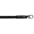 Cobra Wire A2004T0724IN Tinned Copper Battery Cable, 4 AWG, 24″, Black