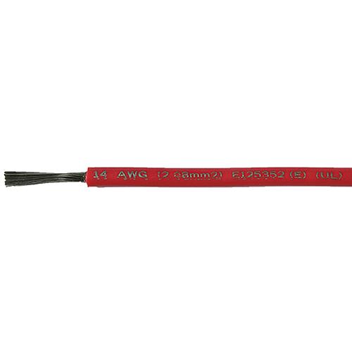 Cobra Wire A1014T01250FT Primary Tinned Copper Wire, 14 AWG, 250', Red