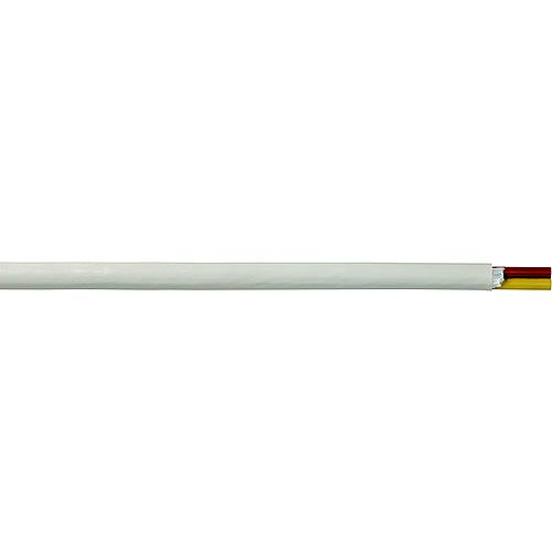 Cobra Wire B6W14T20100FT Tinned Copper Round Duplex Safety Wire, 14/2, 100', White