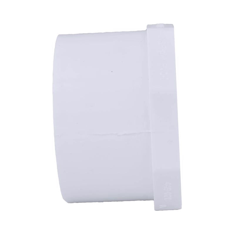 Charlotte Pipe Schedule 40 3/4 in. Spigot X 3/4 in. D Slip PVC Plug 1 pk, Pack of 50