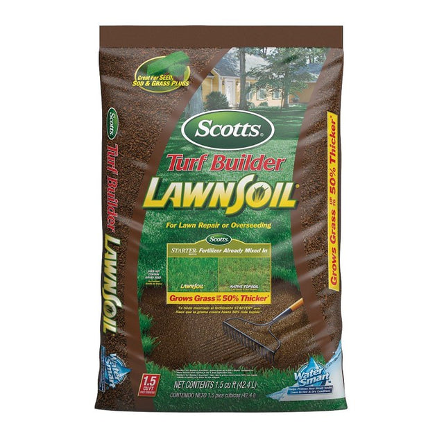 Scotts Turf Builder 79559801 Lawn Soil, 1.5 cu-ft Bag