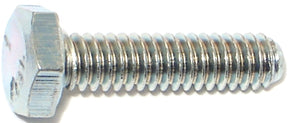 Midwest Fastener 00254 Hex Cap Screw, 1/4-20 Thread, 1 in OAL, 5 Grade, Steel, Zinc-Plated, SAE Measuring, Coarse Thread