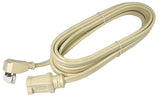 PowerZone OR681512 Extension Cord, 12 ft L, 15 A, 125 V, Beige