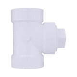 Charlotte Pipe 2 in. Hub X 2 in. D Hub PVC Cleanout Tee 1 pk