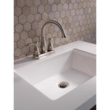 Delta Porter Brushed Nickel Traditional Bathroom Faucet 4 in.