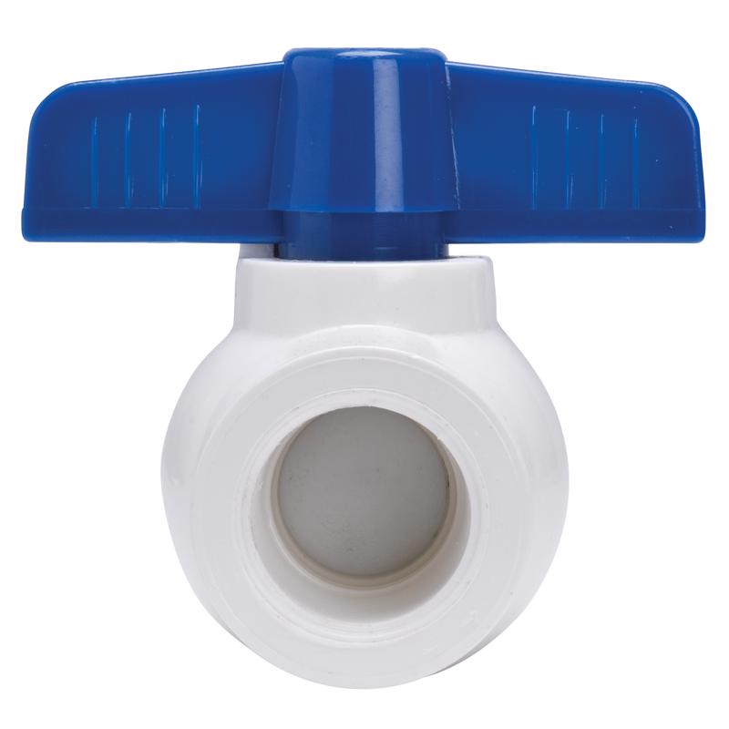 Homewerks 1-1/2 in. PVC FIP Ball Valve Full Port Quarter-Turn Lever For Non-Potable Water