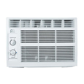 Perfect Aire 5PMC5000 Air Conditioner, 115 V, 5000 Btu Cooling, 100 to 150 sq-ft Coverage Area, Mechanical Control