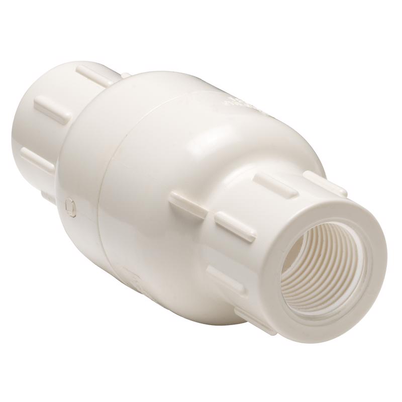 Homewerks 1-1/4 in. D X 1-1/4 in. D FIP PVC Spring Loaded Check Valve