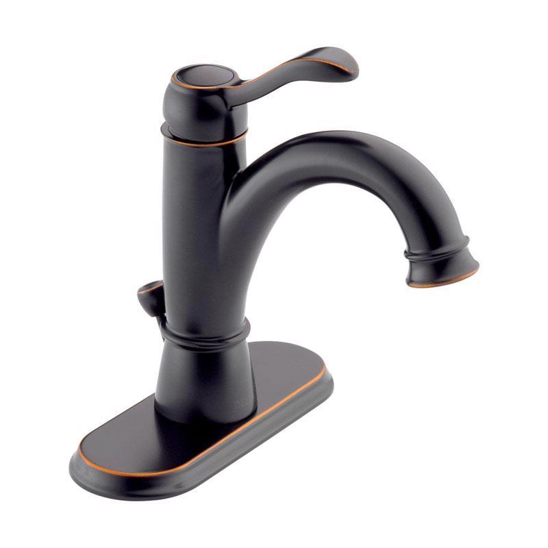 Delta Porter Oil Rubbed Bronze Contemporary Bathroom Faucet 4 in.
