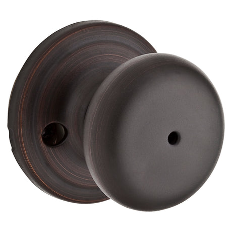 Kwikset Signature Series 730H11PRCALBX Privacy Door Knob, Venetian Bronze, Reversible Hand