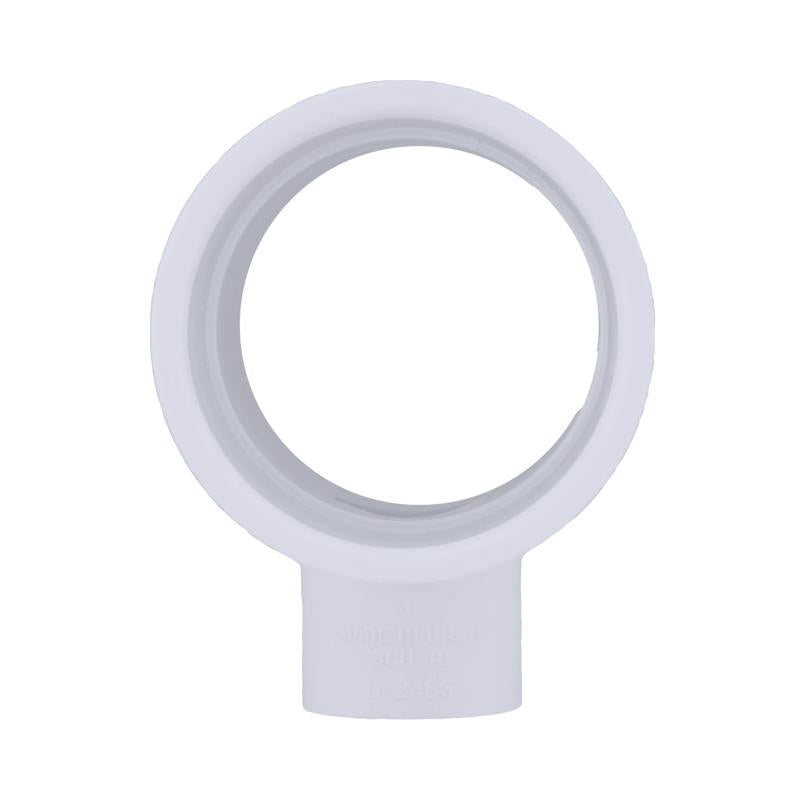 Charlotte Pipe Schedule 40 1/2 in. Slip X 1-1/2 in. D Slip PVC Reducing Tee 1 pk