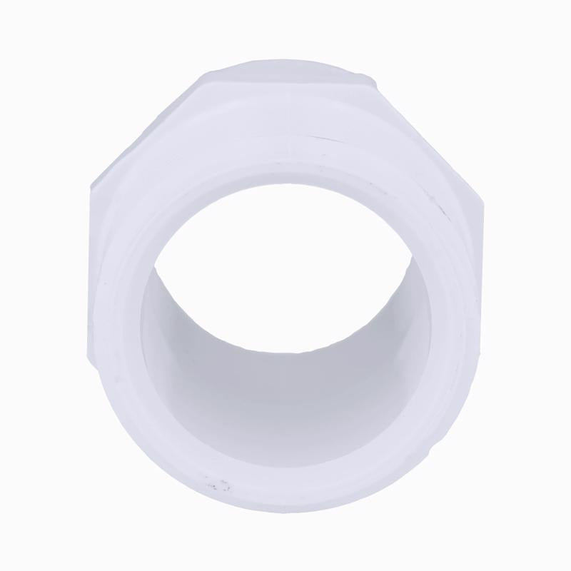 Charlotte Pipe Schedule 40 1-1/4 in. MPT X 1 in. D Slip PVC Pipe Adapter 1 pk