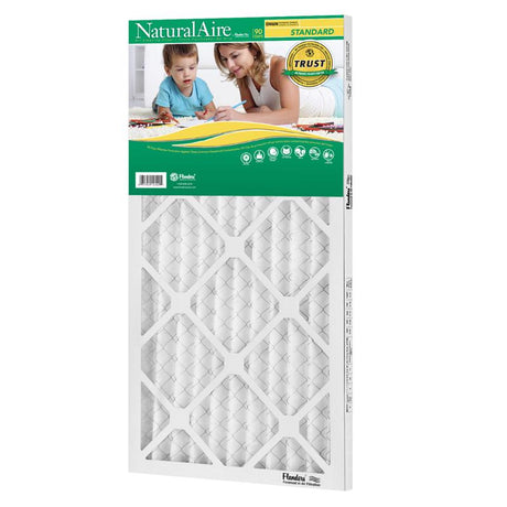 NaturalAire 18 in. W X 24 in. H X 1 in. Synthetic 8 MERV Pleated Air Filter 1 pk, Pack of 12