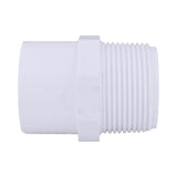Charlotte Pipe Schedule 40 1-1/2 in. MPT X 1-1/4 in. D Slip PVC Pipe Adapter 1 pk