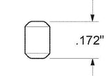 Kwikset 83100-001 Bottom Pin, Zinc, Gold, Specifications: #1 Size